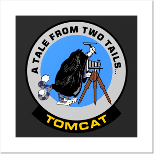 F-14 Tomcat - A Tale From Two Tails... -  Clean Style Posters and Art